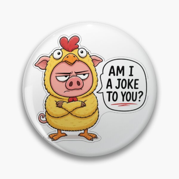 Item preview, Funny Pig Dressed As A Chicken designed and sold by Snurly.