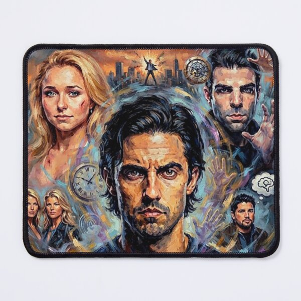 Item preview, Heroes Retro Sci-Fi Supernatural Drama Collage Tribute Art Poster designed and sold by Art's Diner.