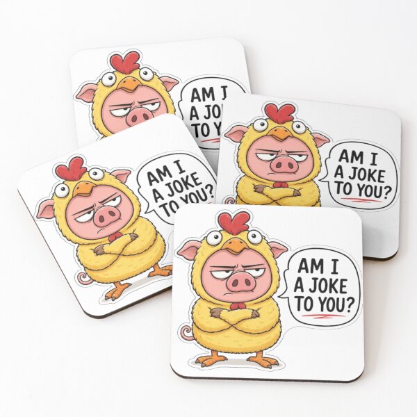 Item preview, Funny Pig Dressed As A Chicken designed and sold by Snurly.