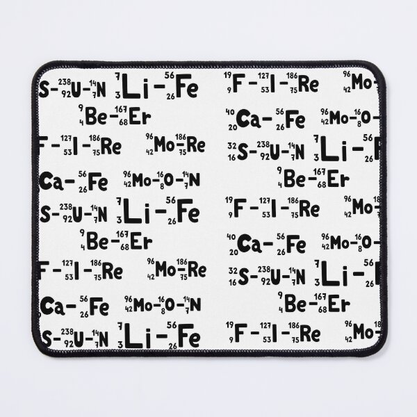 Item preview, Periodic Elements Typography Minimalist Art designed and sold by GTeoArt.