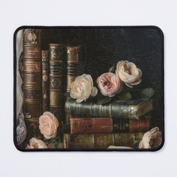 Item preview, Vintage Books and Pink Roses designed and sold by smicermarioshop.