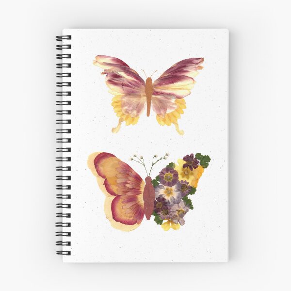 Item preview, Botanical Butterfly Pressed Flower Art designed and sold by JingsFlowerArt.