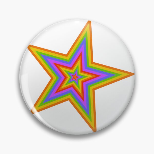 Item preview, Rainbow Star designed and sold by frutigerdesigns.