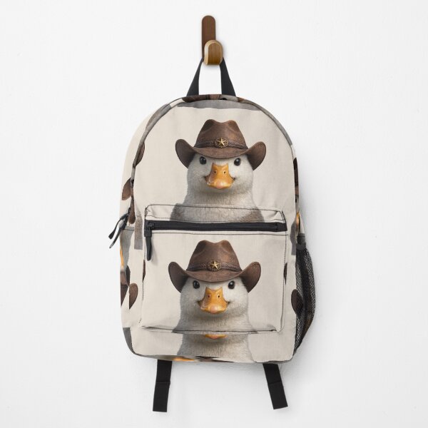 Item preview, Cute Duck Wearing Cowboy Hat Portrait designed and sold by BagFactoryUK.