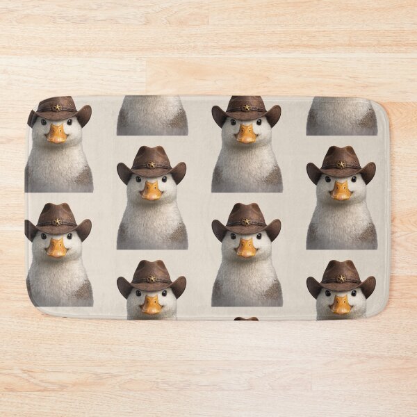 Item preview, Cute Duck Wearing Cowboy Hat Portrait designed and sold by BagFactoryUK.
