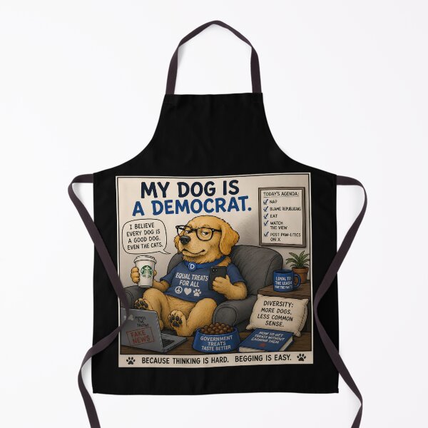 Item preview, My Dog is a Democrat, Funny Political, Sarcastic T shirts for Everyone designed and sold by OlaZ12.