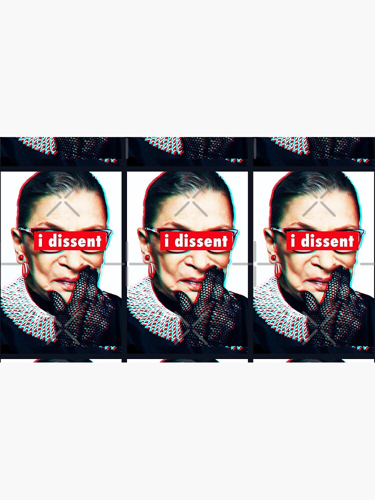 Ruth Bader Ginsburg I Dissent 3d by Thelittlelord