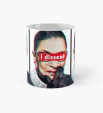 Ruth Bader Ginsburg I Dissent 3d Mug