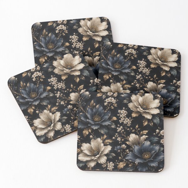 Item preview, Blue White Flower Pattern Spring Aesthetic Marguerite Blasingame Season designed and sold by SMARTKIT  DESIGNAGENCY.