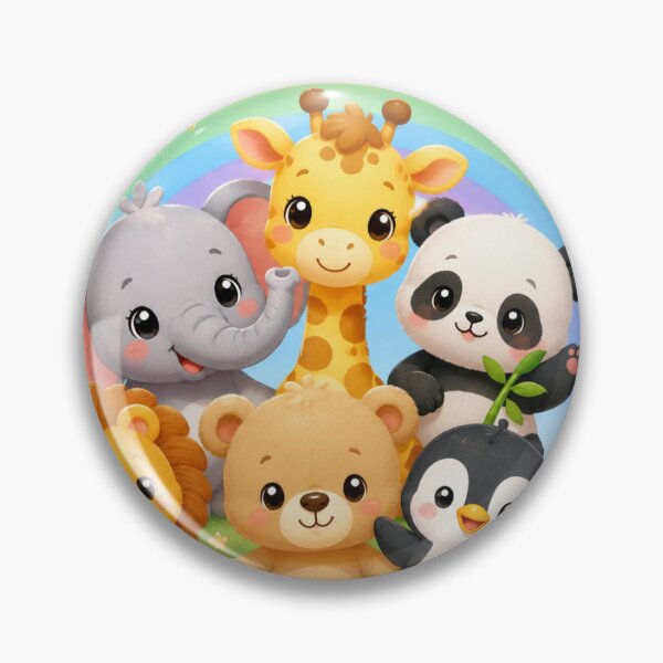Item preview, Cute Baby Animals Rainbow for Kids designed and sold by HappyCreaturesCo.