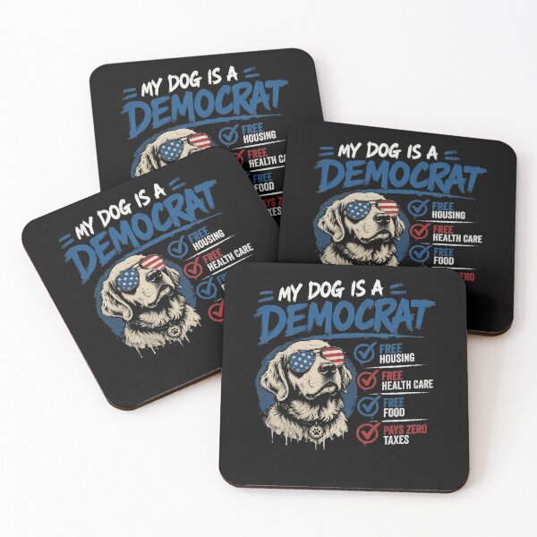 Item preview, Copy of My Dog is A Democrat Free Housing Humor Tee designed and sold by IdealDo.
