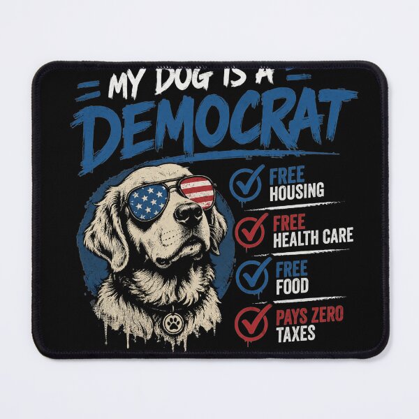 Item preview, Copy of My Dog is A Democrat Free Housing Humor Tee designed and sold by IdealDo.