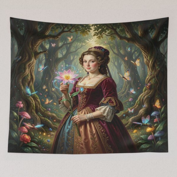 Item preview, Forest Magic Lady – Enchanted Renaissance Glow designed and sold by FotoworldEdel.