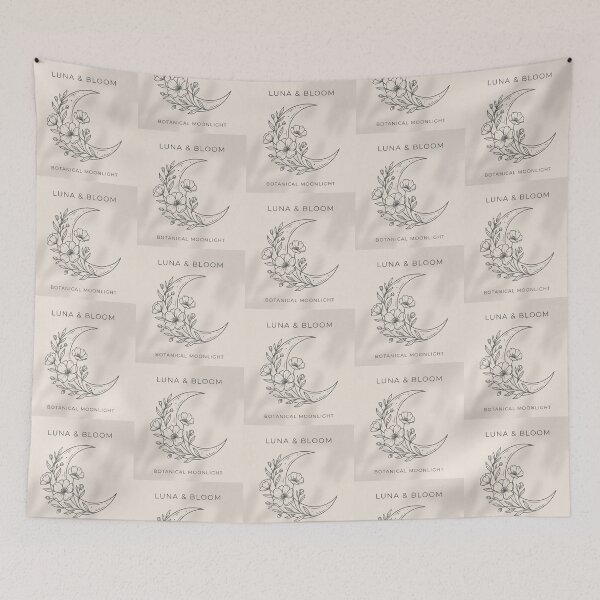 Item preview, Botanical Moonlight Floral Design designed and sold by MonaDesignLab.