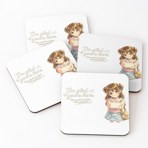 Item preview, I’m Glad You’re Here – The World Is Better With You designed and sold by Happyfreedom.