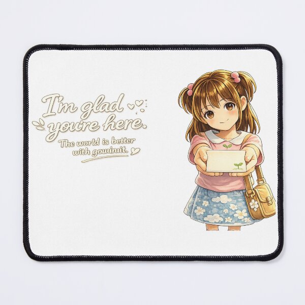 Item preview, I’m Glad You’re Here – The World Is Better With You designed and sold by Happyfreedom.