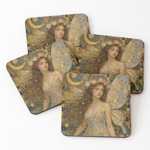 Item preview, Golden Butterfly Fairy Fantasy Art | Enchanted Butterfly Fairy Dream designed and sold by Yves Artico.