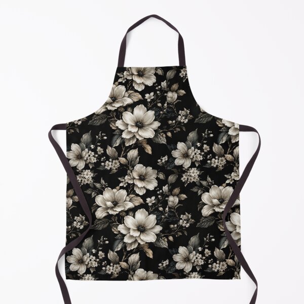 Item preview, Black White Flower Pattern Spring Aesthetic Marguerite Blasingame Season designed and sold by SMARTKIT DESIGNAGENCY.