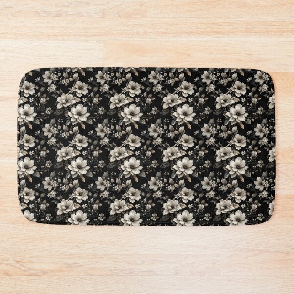 Item preview, Black White Flower Pattern Spring Aesthetic Marguerite Blasingame Season designed and sold by SMARTKIT  DESIGNAGENCY.