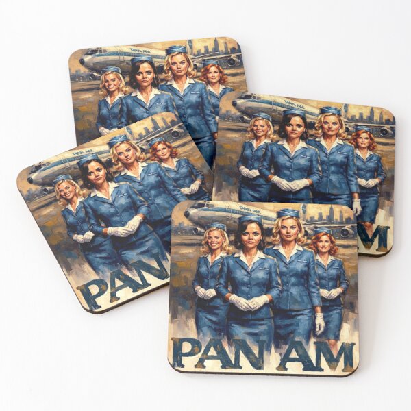 Item preview, Pan Am Retro Jet Age Aviation Drama Tribute Art Poster designed and sold by Art's Diner.