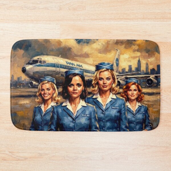 Item preview, Pan Am Retro Jet Age Aviation Drama Tribute Art Poster designed and sold by Art's Diner.
