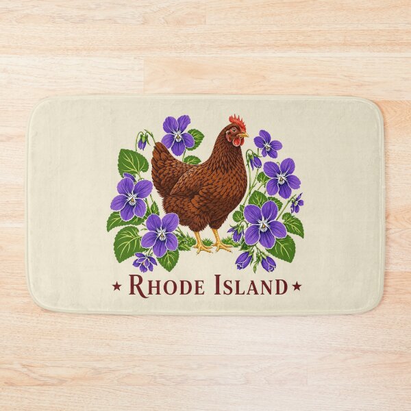 Item preview, Rhode Island Red & Violet State Homage designed and sold by The-Drip-Studio.