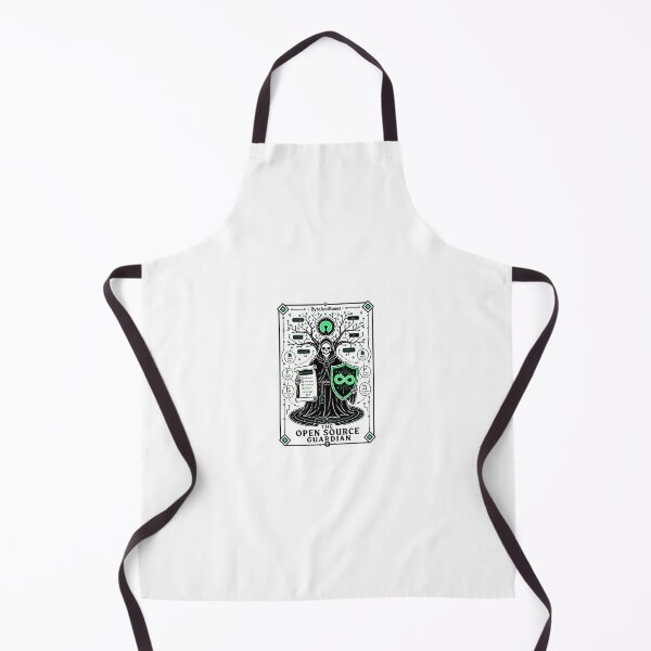 Item preview, The Open Source Guardian Tarot Card - Git Developer Programmer Gift designed and sold by ByteAndBones.