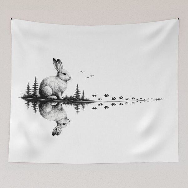 Item preview, Mirror Reflection Rabbit designed and sold by Brejko.