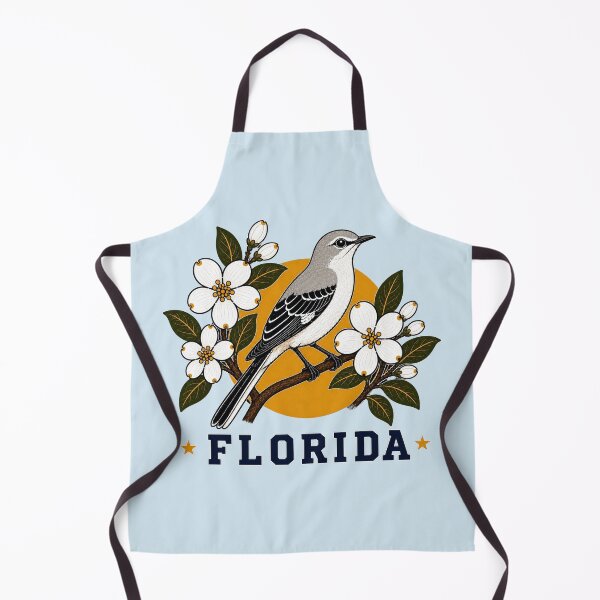 Item preview, Florida Mockingbird & Orange Blossom Homage Bird Watching designed and sold by The-Drip-Studio.
