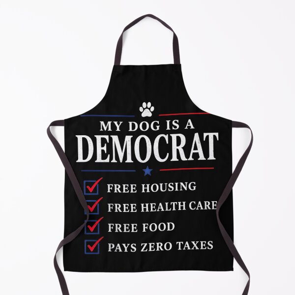 Item preview, Dog is A Democrat Free Housing Humor Tee designed and sold by IdealDo.