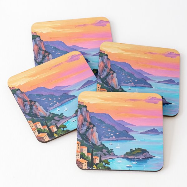 Item preview, Italy coast summer vacation sea view designed and sold by Serce w tej sztuce.