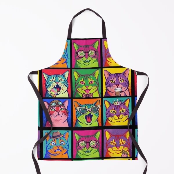Item preview, Funny Cats Vintage Cat Lover Pop Art Cat Mom Dad designed and sold by SecretDicer.