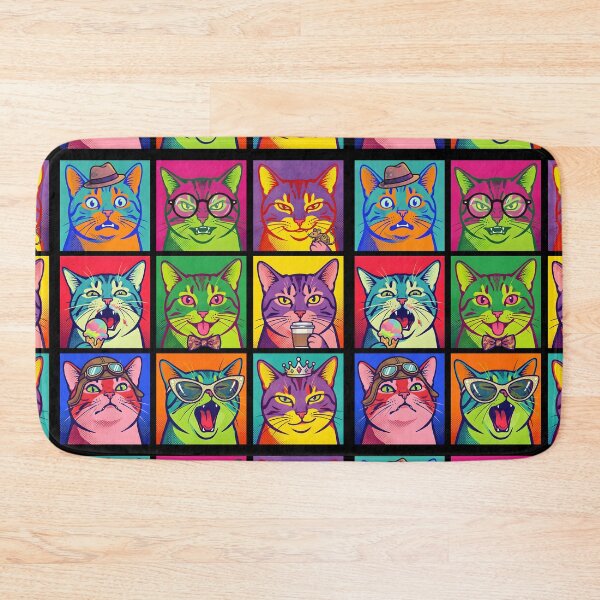 Item preview, Funny Cats Vintage Cat Lover Pop Art Cat Mom Dad designed and sold by SecretDicer.