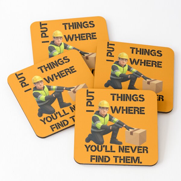 Item preview, I Put Things Where You'll Never Find Them | Funny Warehouse Worker Shirt designed and sold by lazulishop.