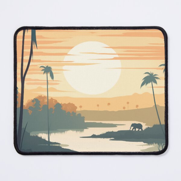 Item preview, Botswana Travel Poster, Wild Africa Spirit Wall Art designed and sold by MarkedArtPrints.