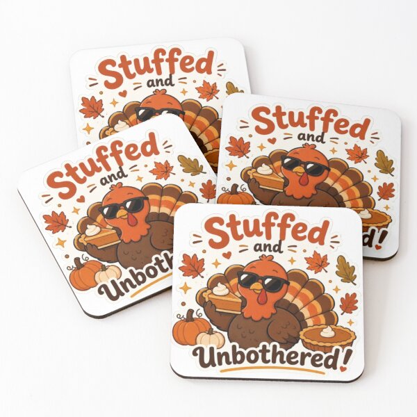 Item preview, Stuffed And Unbothered Funny Turkey designed and sold by Snurly.