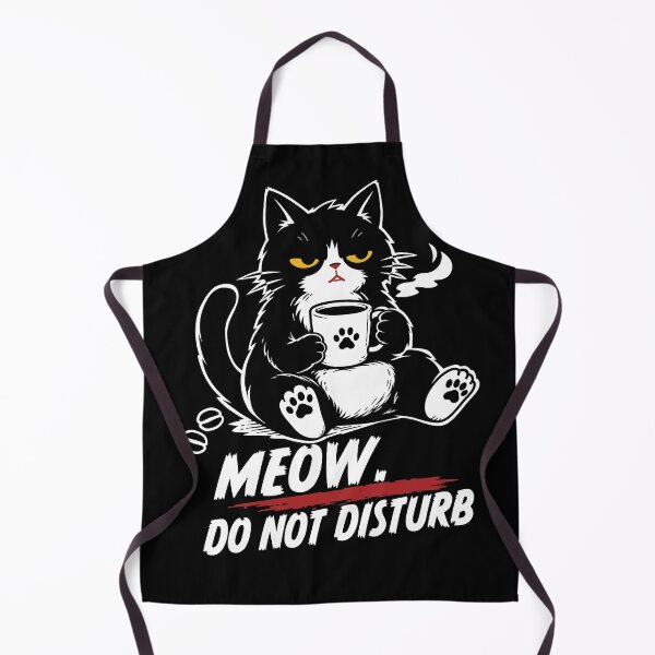 Item preview, Tired Black Cat Coffee Lover - Funny Introvert Cat Design_BK designed and sold by AckeeWolf.