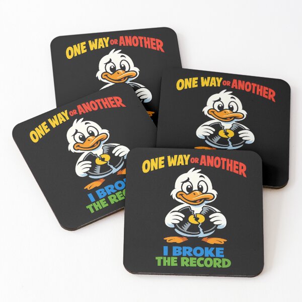 Item preview, I Broke The Record Funny Duck Vinyl Music Pun Design designed and sold by TeeTimeTreasure.