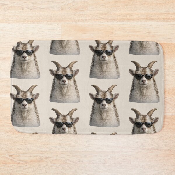 Item preview, Cute Goat Wearing Sunglasses Portrait designed and sold by BagFactoryUK.