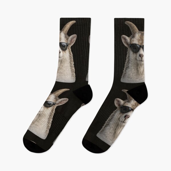 Item preview, Cute Goat Wearing Sunglasses Portrait designed and sold by BagFactoryUK.