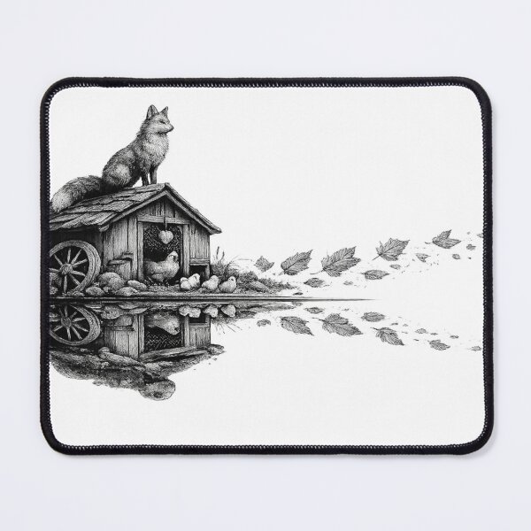 Item preview, Mirror Reflection Fox on the Chicken Coop designed and sold by Brejko.