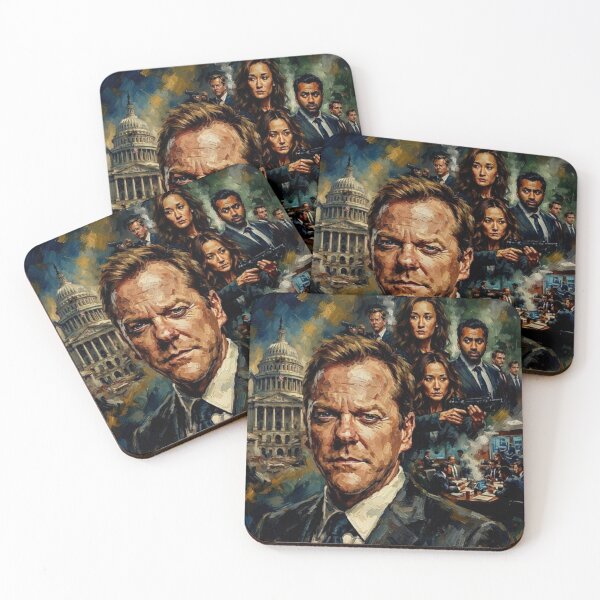 Item preview, Designated Survivor Retro Political Thriller Action Drama Tribute Art Poster designed and sold by Art's Diner.