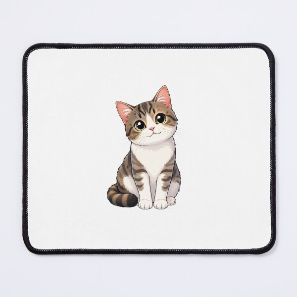 Item preview, Cute Cartoon Tabby Cat Illustration | Adorable Kawaii Kitty | Funny Cat Sticker & T-Shirt Design designed and sold by Endywestface.