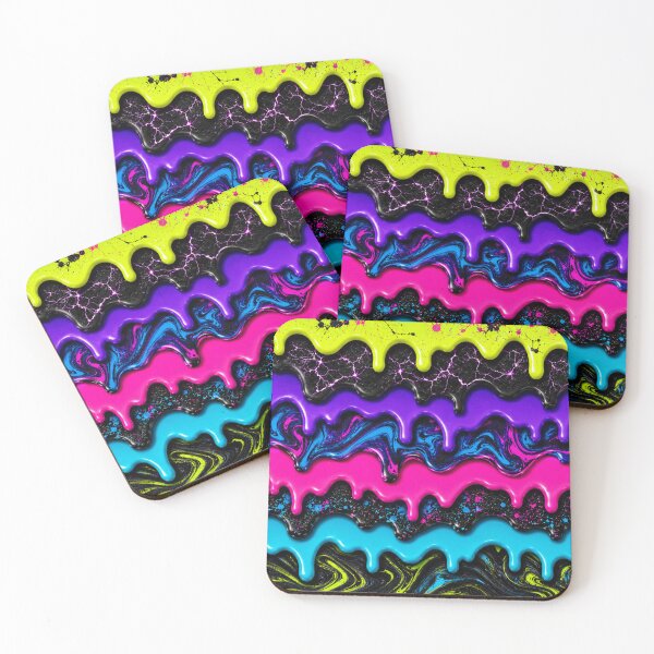 Item preview, Candy Drip Dreams | Glossy Abstract Melt Pattern designed and sold by Aramdesing.