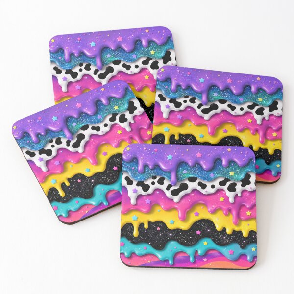 Item preview, Candy Drip Dreams | Glossy Abstract Melt Pattern designed and sold by Aramdesing.