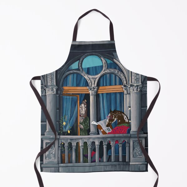 Item preview, Horses on the balcony designed and sold by Ekaterina Khozatskaya.