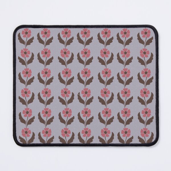 Item preview, Medium Lavender Retro Floral Scandinavian Folk Botanical Repeat Pattern designed and sold by DColourMuse.