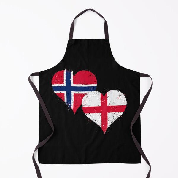 Item preview, Norway and England Flag Heart British Norwegian Heritage Roots Patriotic Love Gift T Shirt designed and sold by Chaya Reid.