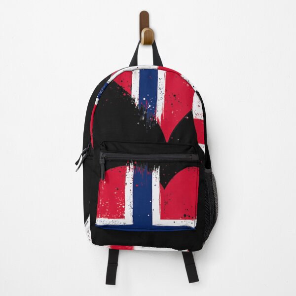 Item preview, Norway and England Flag Heart British Norwegian Heritage Roots Patriotic Love Gift T Shirt designed and sold by Chaya Reid.