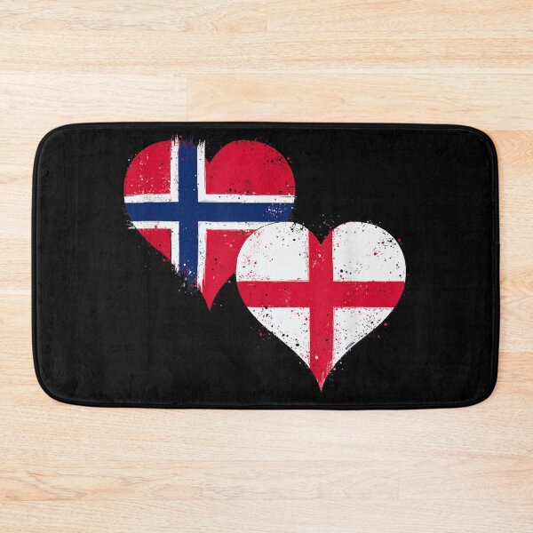 Item preview, Norway and England Flag Heart British Norwegian Heritage Roots Patriotic Love Gift T Shirt designed and sold by Chaya Reid.
